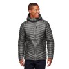Pulover s kapuco Black Diamond Approach Down - granit