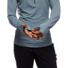 Vandringströja för dam Alpenglow Pro Hoody Black Diamond - Storm Blue