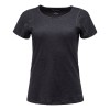 Dámske turistické tričko Rhythm Tee Black Diamond Merino vlna – čierne