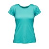 Dámske turistické tričko Rhythm Tee Black Diamond Merino vlna - tmavá patina