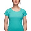 Dámske turistické tričko Rhythm Tee Black Diamond Merino vlna - tmavá patina