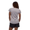 Dámske turistické tričko z merino vlny Rhythm Tee Black Diamond – cínové