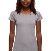 Dámske turistické tričko z merino vlny Rhythm Tee Black Diamond – cínové