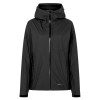 Giacca antipioggia da donna HighLine Stretch Shell Black Diamond - Nera