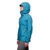 Giacca antipioggia da donna HighLine Stretch Shell Black Diamond - Cerulean Blue