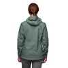 Giacca antipioggia da donna HighLine Stretch Shell Black Diamond - Laurel Green