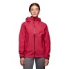 Giacca antipioggia da donna HighLine Stretch Shell Black Diamond - Melograno