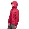 Giacca antipioggia da donna HighLine Stretch Shell Black Diamond - Melograno