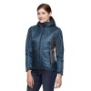 Damska kurtka do biegania Vision Hybrid Hoody Black Diamond - Azurite