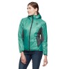 Damska kurtka do biegania Vision Hybrid Hoody Black Diamond - Ciemna patyna
