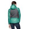 Damska kurtka do biegania Vision Hybrid Hoody Black Diamond - Ciemna patyna