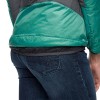 Damska kurtka do biegania Vision Hybrid Hoody Black Diamond - Ciemna patyna