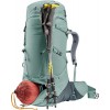 Mochila de caminhada feminina Deuter Aircontact Core 35+10 SL - jade-grafite