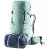 Mochila de caminhada feminina Deuter Aircontact Core 35+10 SL - jade-grafite