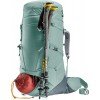 Mochila de caminhada feminina Deuter Aircontact Core 45+10 SL - jade-grafite