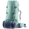 Mochila de caminhada feminina Deuter Aircontact Core 45+10 SL - jade-grafite