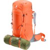 Mochila de caminhada feminina Deuter Aircontact Core 45+10 SL - páprica-grafite