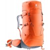 Mochila de caminhada feminina Deuter Aircontact Core 45+10 SL - páprica-grafite