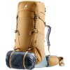 Mochila de caminhada Deuter Aircontact Core 50+10 - amêndoa-teal