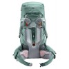 Mochila de caminhada feminina Deuter Aircontact Core 55+10 SL - jade-grafite
