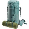 Mochila de caminhada feminina Deuter Aircontact Core 55+10 SL - jade-grafite