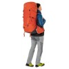 Mochila de caminhada feminina Deuter Aircontact Core 55+10 SL - páprica-grafite