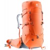 Mochila de caminhada feminina Deuter Aircontact Core 55+10 SL - páprica-grafite