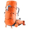 Mochila de caminhada feminina Deuter Aircontact Core 55+10 SL - páprica-grafite