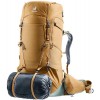 Mochila de caminhada Deuter Aircontact Core 60+10 - amendoado