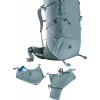 Mochila de trekking feminina Deuter Aircontact Core 65+10 SL - shale-ivy