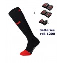 Uppvärmda skidstrumpor Heat Sock 6.1 tåhätta Lenz