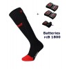 Lenz Heat Sock 6.1 tåhätta uppvärmda strumpor med lång autonomi batteripack rcB1800
