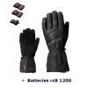 Urban Line Lenz Heat Glove 6.0 extra tunna läderuppvärmda handskar med rcB 1200 batteripaket