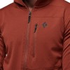 Smučarska podlaga Coefficient Fleece Pulover s kapuco Black Diamond - Kuhani jabolčnik