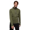 Coefficient Quarter Zip pulover s kapuco in črno diamantno pohodniško majico - Tundra