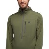Coefficient Quarter Zip pulover s kapuco in črno diamantno pohodniško majico - Tundra