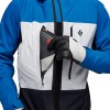 Veste de ski Dawn Patrol Hybrid Shell Black Diamond - Kingfisher-White-Black