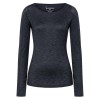 T-shirt da escursionismo da donna LS Rhythm Tee Black Diamond - nera
