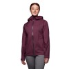 Women's rain jacket Stormline Stretch Rain Shell Black Diamond - Blackberry