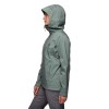 Women's rain jacket Stormline Stretch Rain Shell Black Diamond - Laurel Green
