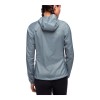 Damska kurtka wiatrówka do biegania Distance Wind Shell Black Diamond - Blue Ash