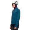 Polar de sendeirismo para muller Coefficient Fleece Hoody Black Diamond - Azurita