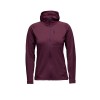 Polar de sendeirismo para muller Coefficient Fleece Hoody Black Diamond - Blackberry
