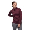 Polar de sendeirismo para muller Coefficient Fleece Hoody Black Diamond - Blackberry