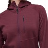 Polar de sendeirismo para muller Coefficient Fleece Hoody Black Diamond - Blackberry