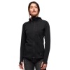 Polar de sendeirismo para muller Coefficient Fleece Hoody Black Diamond - Negro