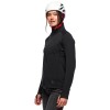 Polar de sendeirismo para muller Coefficient Fleece Hoody Black Diamond - Negro
