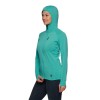 Polar de sendeirismo para muller Coefficient Fleece Hoody Black Diamond - Dark Patina