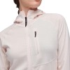 Polar de sendeirismo para muller Coefficient Fleece Hoody Black Diamond - Ice Pink