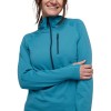 Dámsky turistický top Coefficient Quarter Zip Hoody Black Diamond - Cerulean Blue